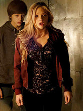 The Gifted Natalie Alyn Lind Red Bomber Jacket