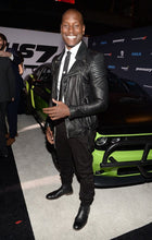 Tyrese Gibson Fast and Furious 7 Black Leather Jacket