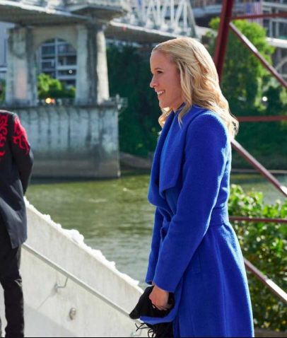 Vivian A Nashville Christmas Carol Blue Coat