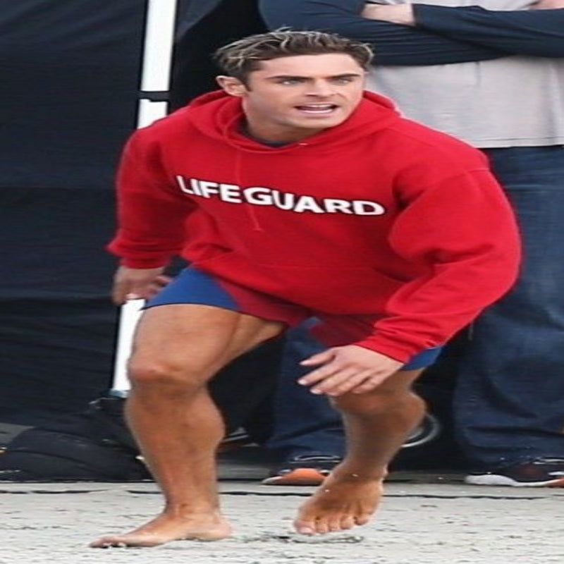 Zac Efron Lifeguard Red Hoodie 30 Off Vintage Jackets