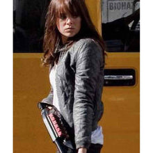 WICHITA ZOMBIELAND MOVIE EMMA STONE LEATHER JACKET